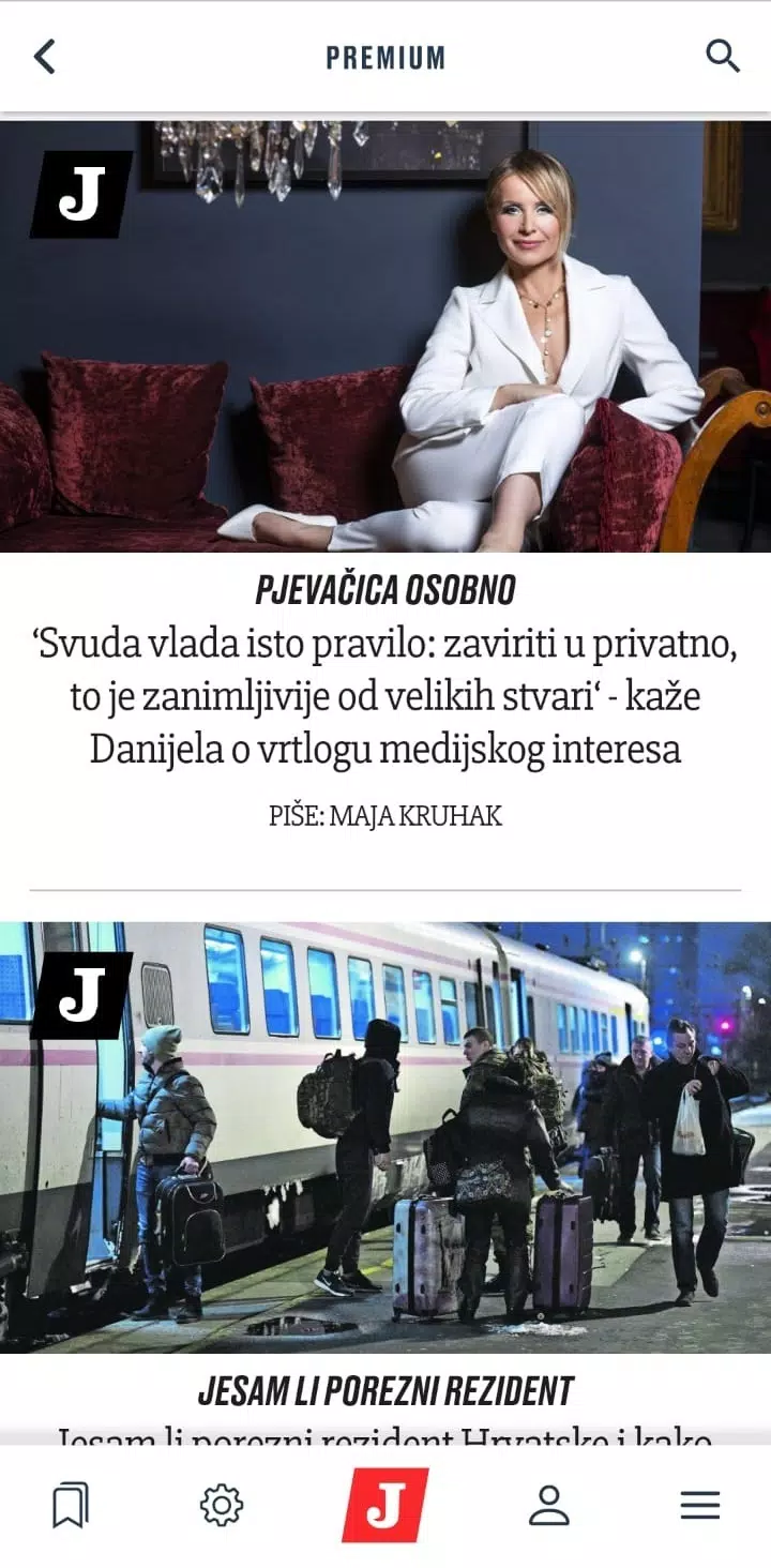 Jutarnji list Captura de pantalla 1