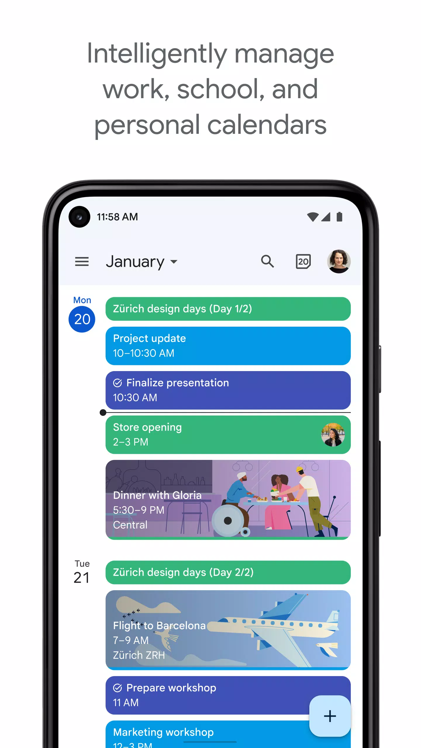 Google Calendar ภาพหน้าจอ 0