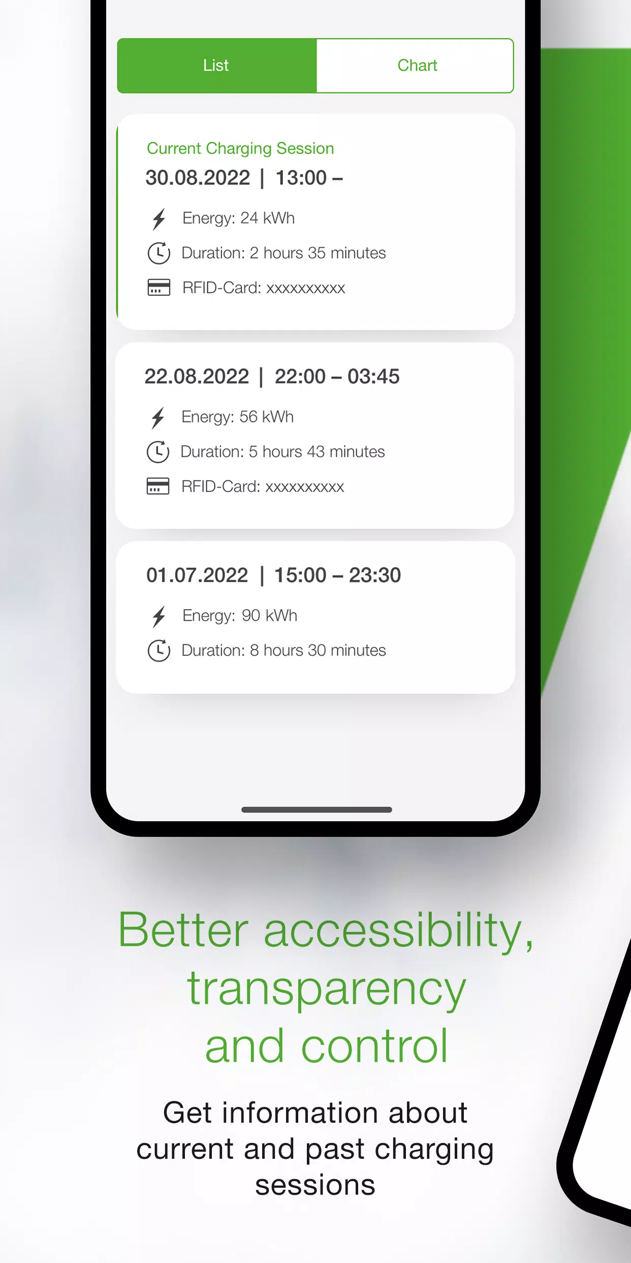 KEBA eMobility App Ekran Görüntüsü 1