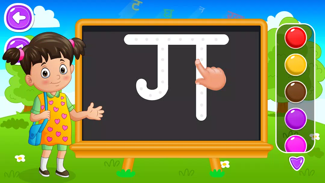 Hindi Alphabets Learning Captura de pantalla 2