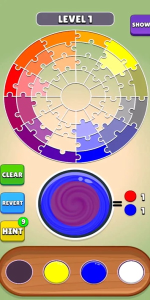 Color Merge Puzzle ဖန်သားပြင်ဓာတ်ပုံ 1