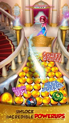 Princess Gold Coin Dozer Party 스크린샷 2