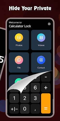 Calculator - Hide Photo, Video Captura de pantalla 1