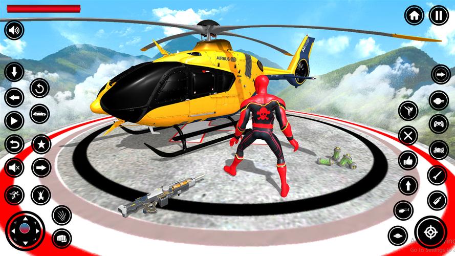 Flying Spider Rope Hero Fight 螢幕截圖 2