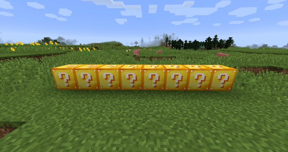Lucky block mod for mcpe 螢幕截圖 2
