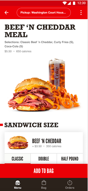 Arby’s Fast Food Sandwiches স্ক্রিনশট 2