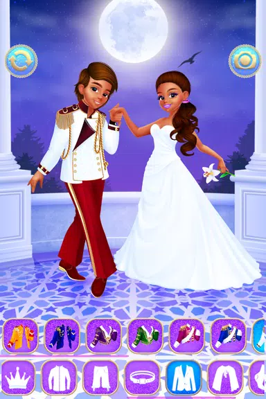 Cinderella & Prince Girls Game Ảnh chụp màn hình 1