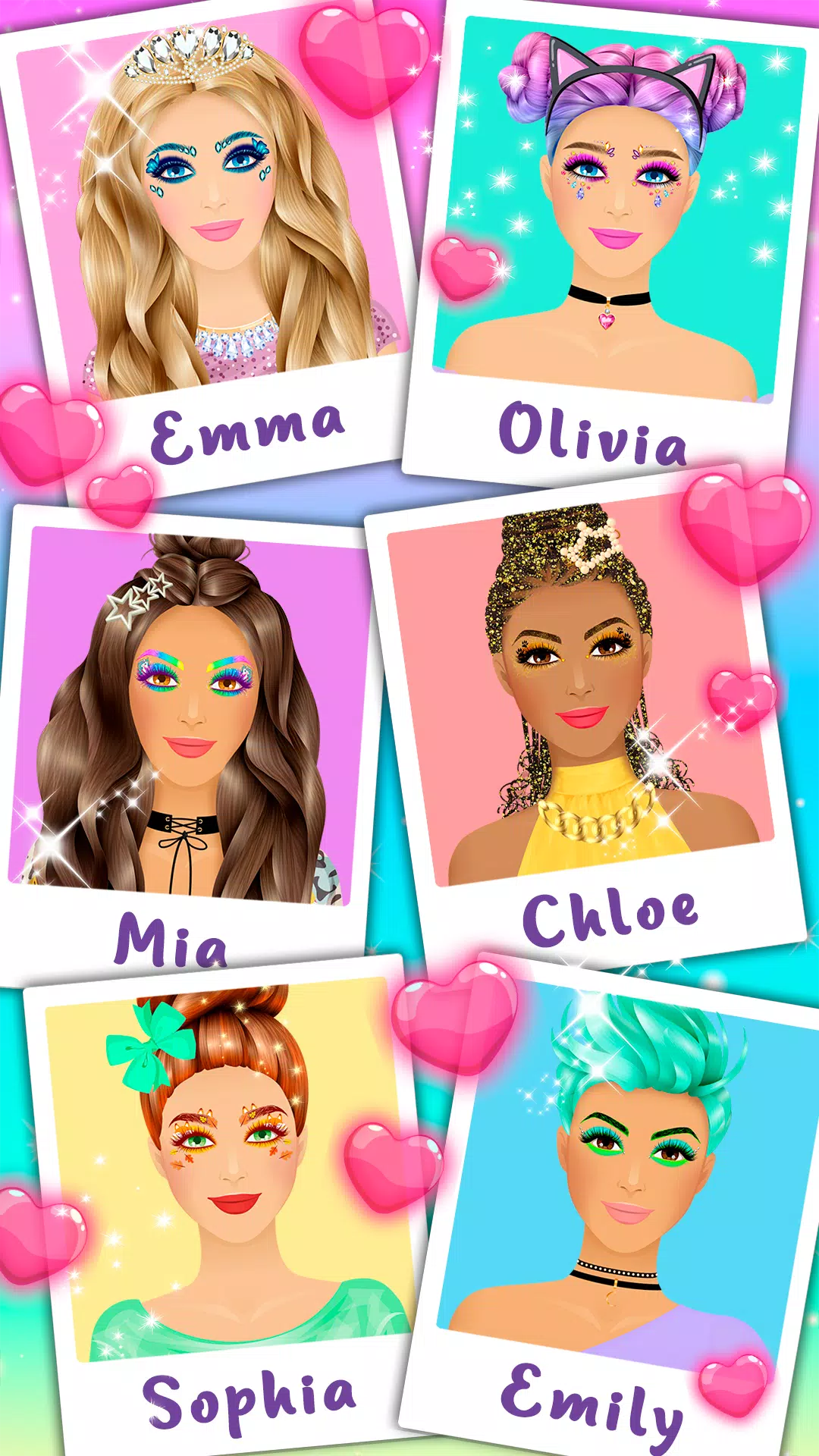 Makeup Beauty Salon Game Girls Capture d'écran 0