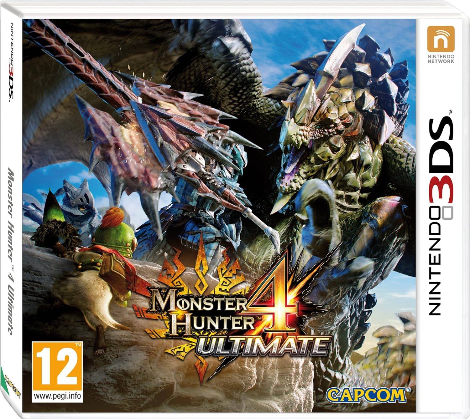 Monster Hunter 4는 2013 년 Nintendo 3DS에서만 출시되었습니다. Ultimate는 1 년 후 출시되었습니다.