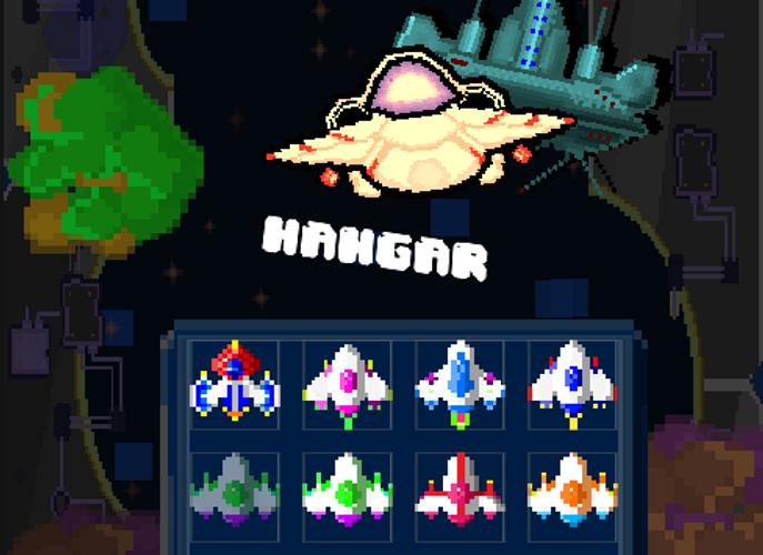 Galaxiga Retro Arcade Action 螢幕截圖 3