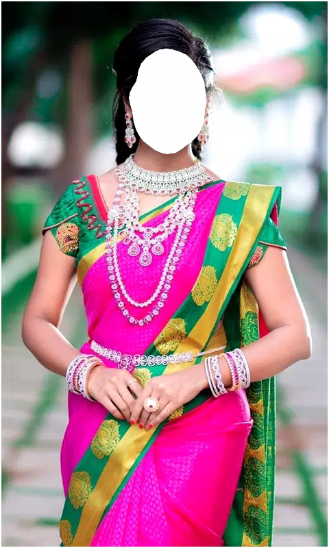 South Indian Women Saree Photo ภาพหน้าจอ 3