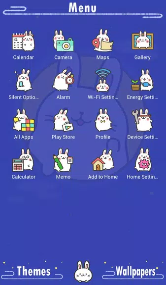 Moon Rabbit Theme Скриншот 1