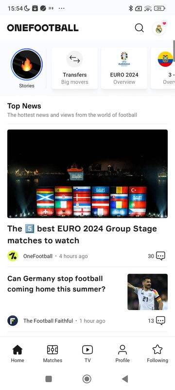 OneFootball - Football news 螢幕截圖 2