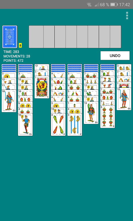 Spanish Spider Solitaire 螢幕截圖 1