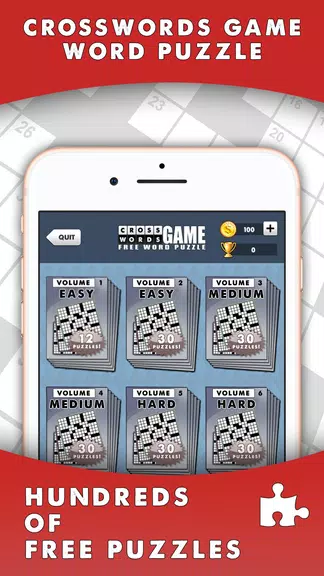 Crosswords Puzzle - Word Game スクリーンショット 1