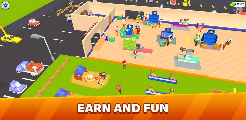 Mart Tycoon Supermarket game Ảnh chụp màn hình 0