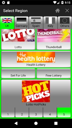 Lotto Number Generator for EUR Screenshot 1