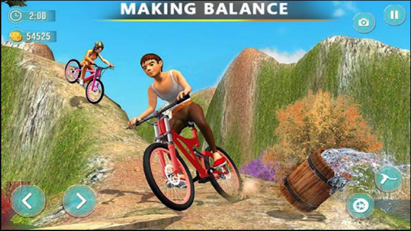 Offroad Bicycle Bmx Stunt Game Ảnh chụp màn hình 2