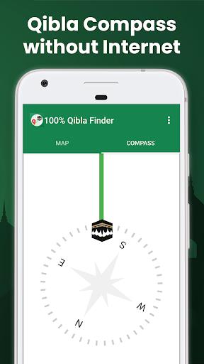 100% Qibla Finder Ảnh chụp màn hình 0