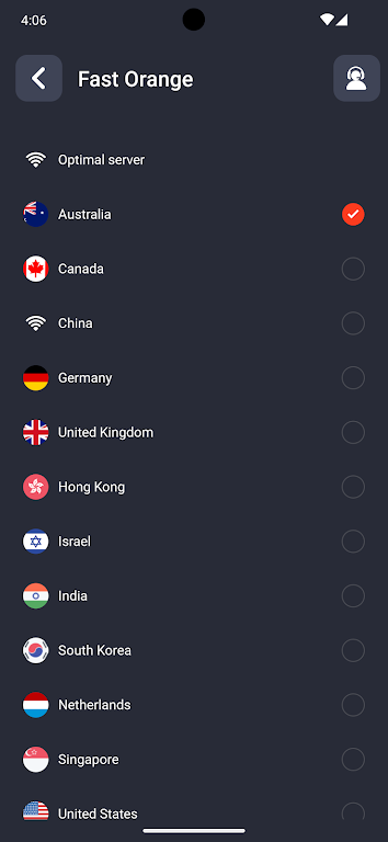 FastOrange VPN ภาพหน้าจอ 1