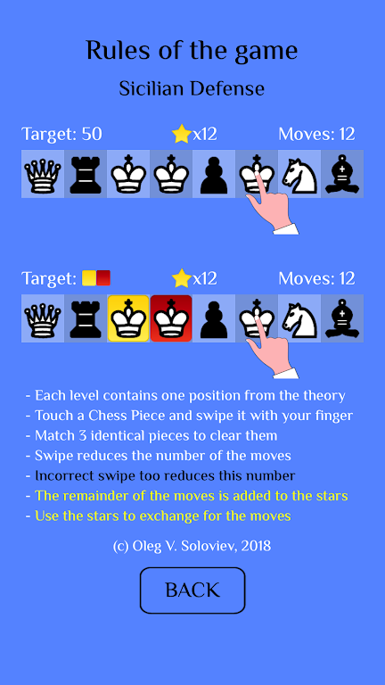 Chess Match-3: Sicilian Скриншот 2
