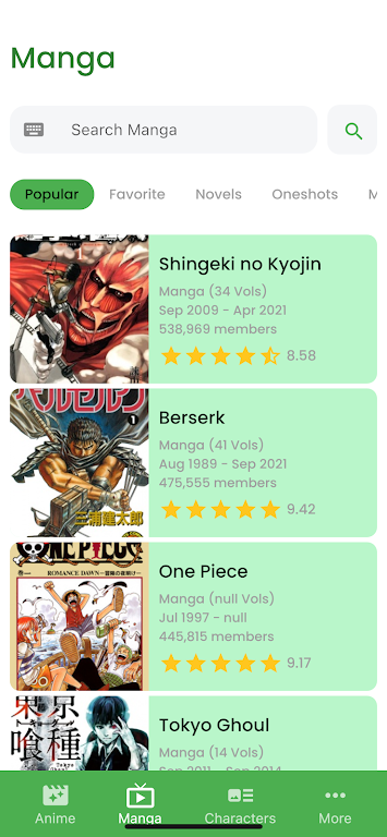 9Anime and Manga スクリーンショット 1