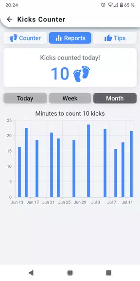 Kick Counter - Track your baby ဖန်သားပြင်ဓာတ်ပုံ 3