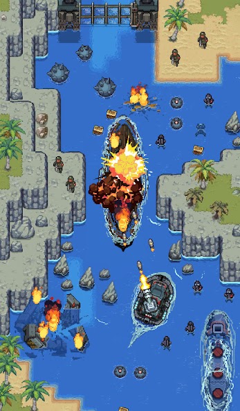 Jackal Army: Retro Shooting Mod Capture d'écran 2