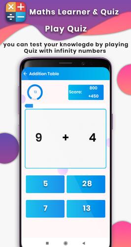 Learn Math : mental arithmetic Captura de tela 1