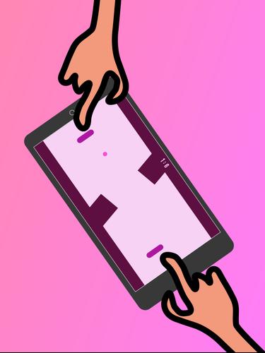 Pink Pong (Demo) Tangkapan skrin 1
