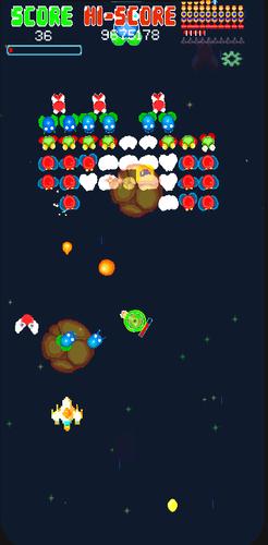 Galaxiga Retro Arcade Action 螢幕截圖 1