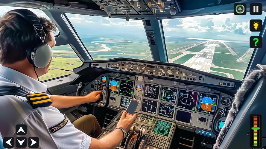 Airplane Simulator 3D Offline 螢幕截圖 2