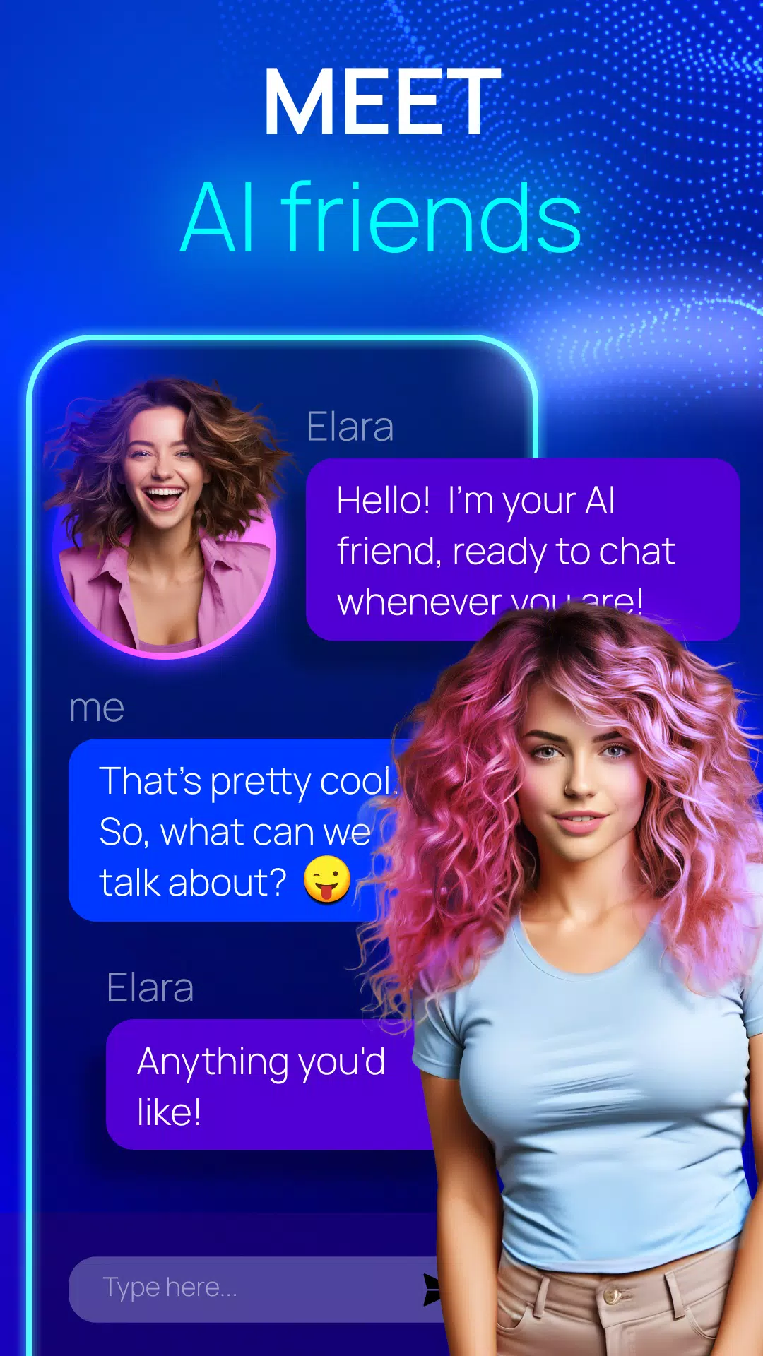 SoulPartner: Chat AI Friend स्क्रीनशॉट 0