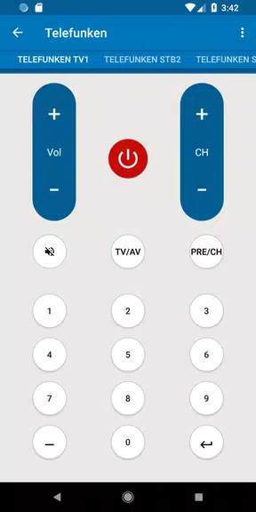 Telefunken TV Remote Скриншот 3