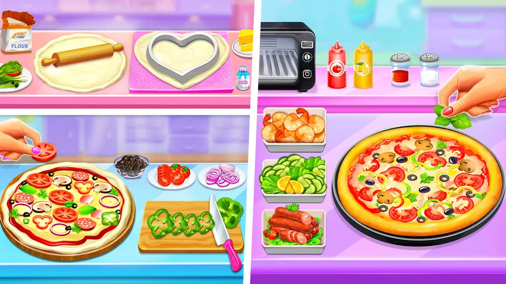 Pizza Maker Food Cooking Games Скриншот 0