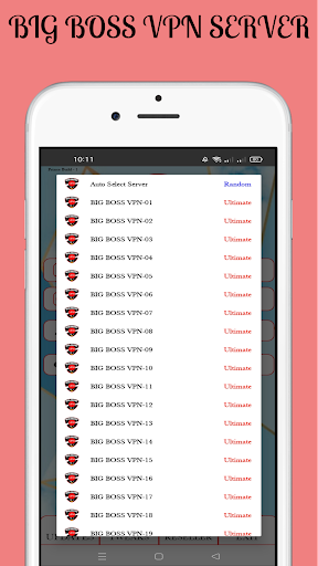 BIG BOSS VPN Schermafbeelding 2