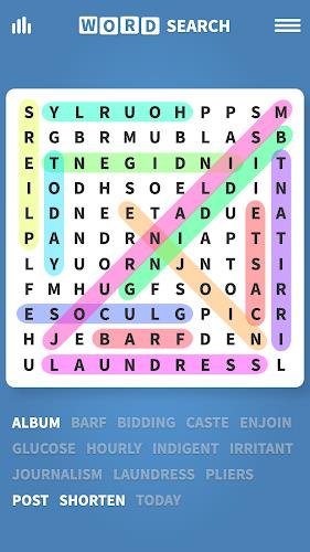 Word Search · Puzzles 스크린샷 1