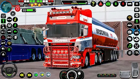 US Oil Tanker Truck Drive Sim Screenshot 1