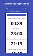 Third of the Night Calculator Captura de tela 2