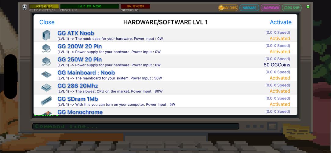 Hacker Online RPG Capture d'écran 1