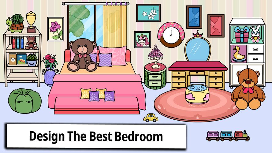 Tizi Home Room Decoration Game Скриншот 1