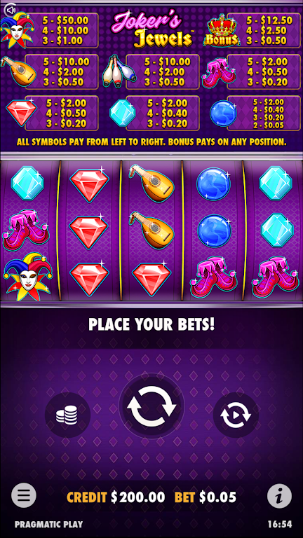 Joker’s Jewels Slot Casino Win Tangkapan skrin 2