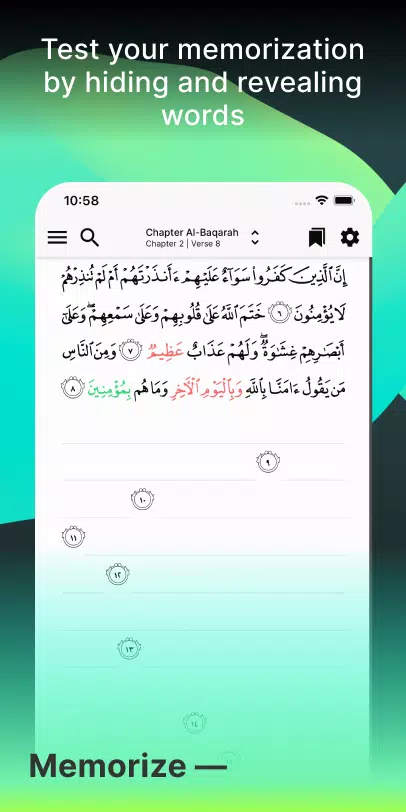 Tarteel: Quran Memorization 螢幕截圖 3