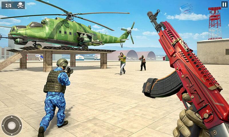 Anti-Terrorist Shooting Game Ảnh chụp màn hình 1