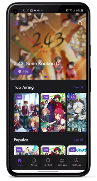Kana: Watch Anime App 螢幕截圖 1