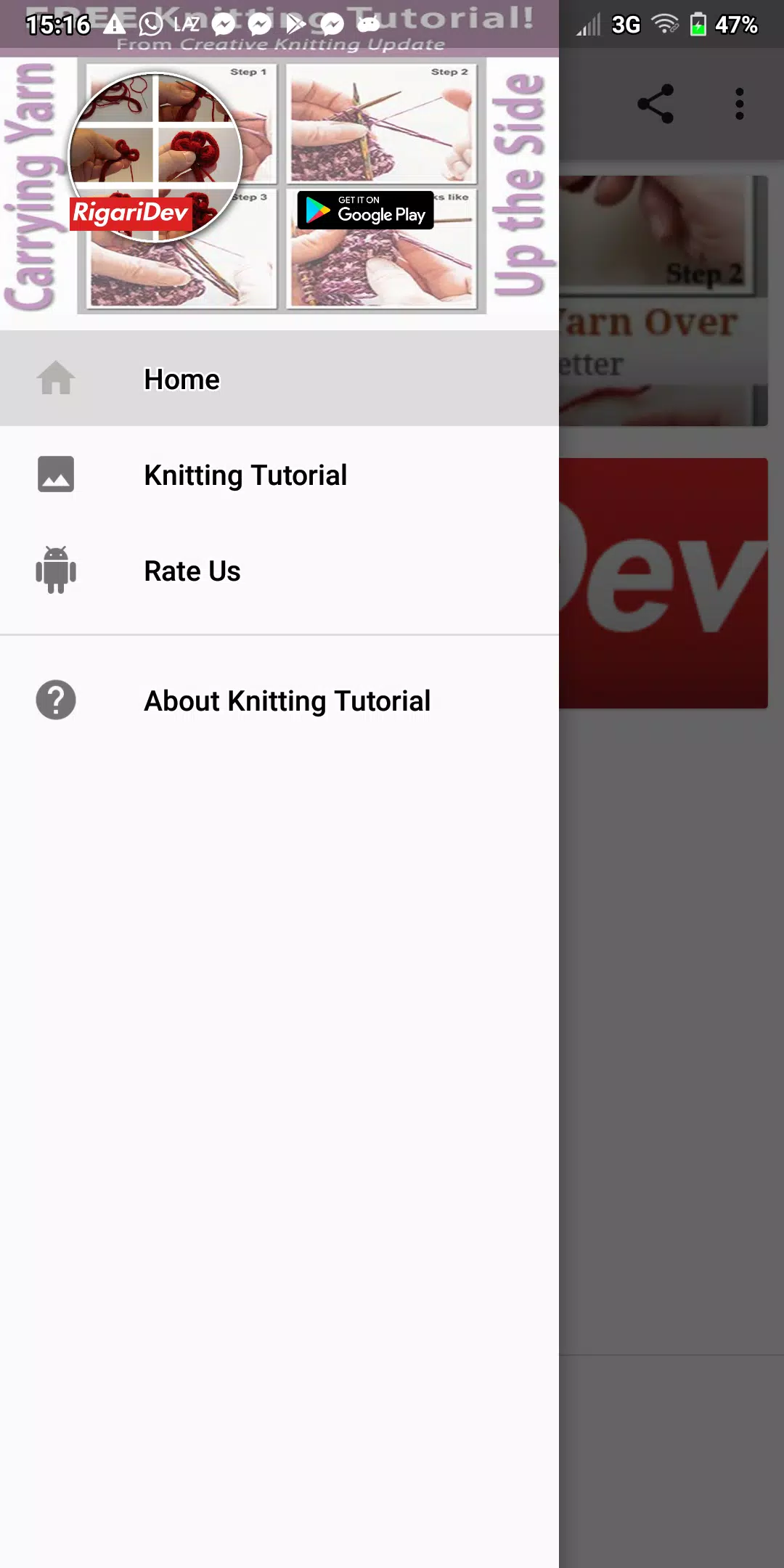 Knitting Tutorial应用截图第0张