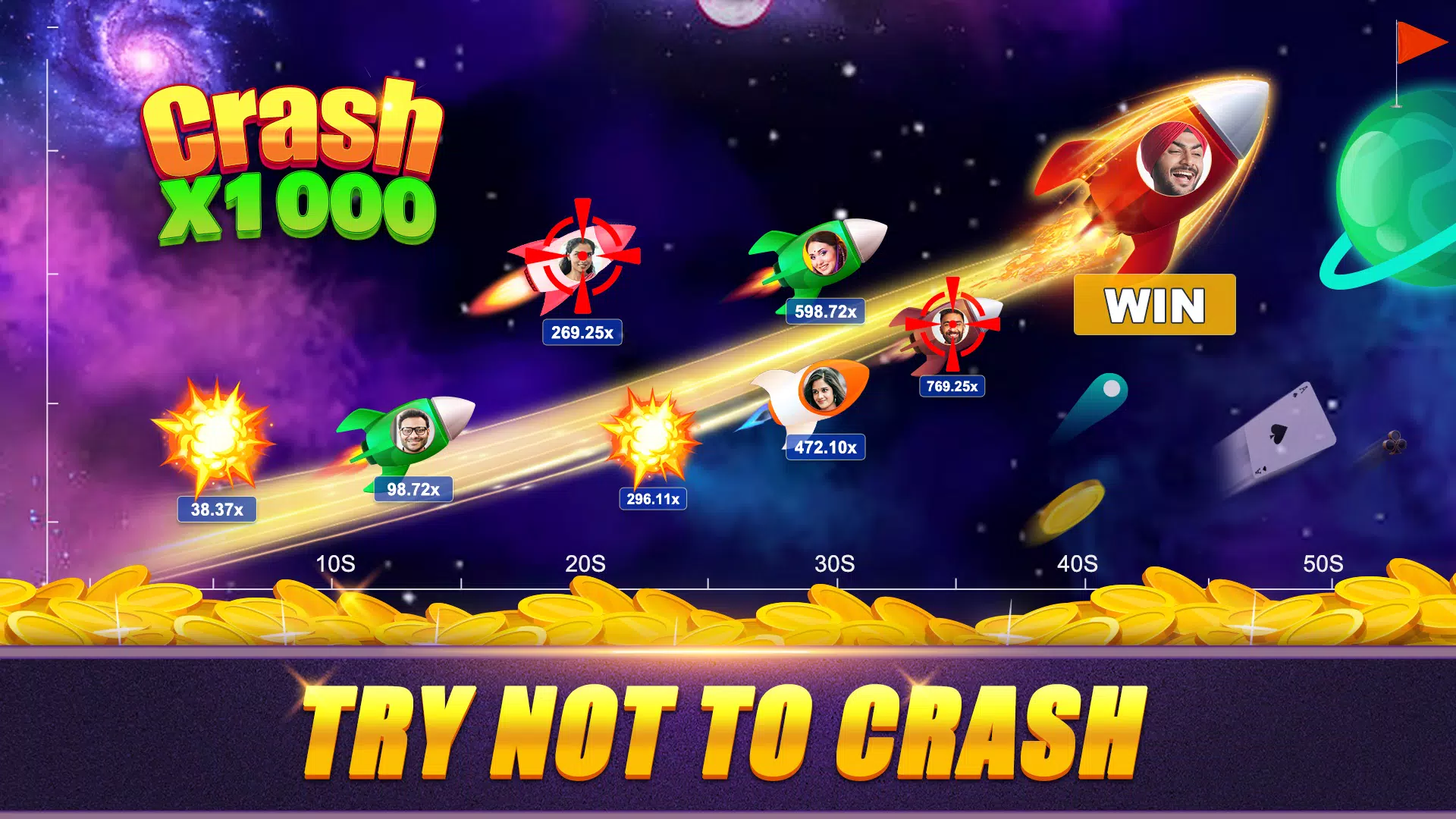 Crash x1000 - Online Poker 螢幕截圖 2