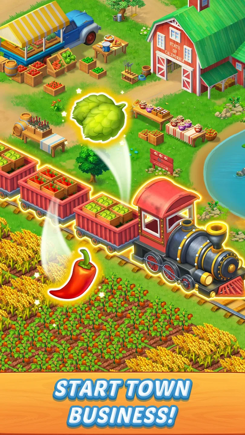 Solitaire Farm Adventure Games Ảnh chụp màn hình 2