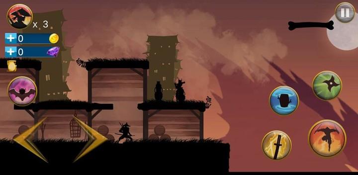 Shadow Samurai : Ninja Revenge Ảnh chụp màn hình 0