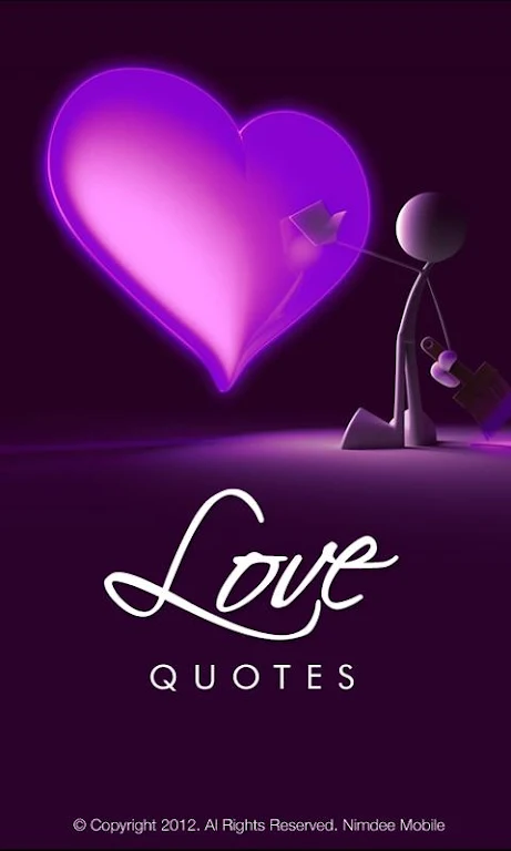 Love and Romance Quotes Screenshot 0